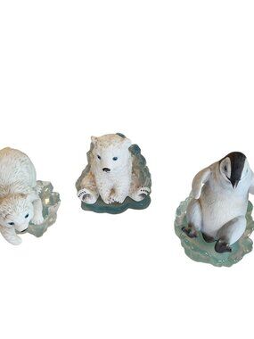 Playful Penguins /  Little Friends of the Arctic The Hamilton Collection 1996 3